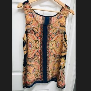 Paisley Sleeveless top